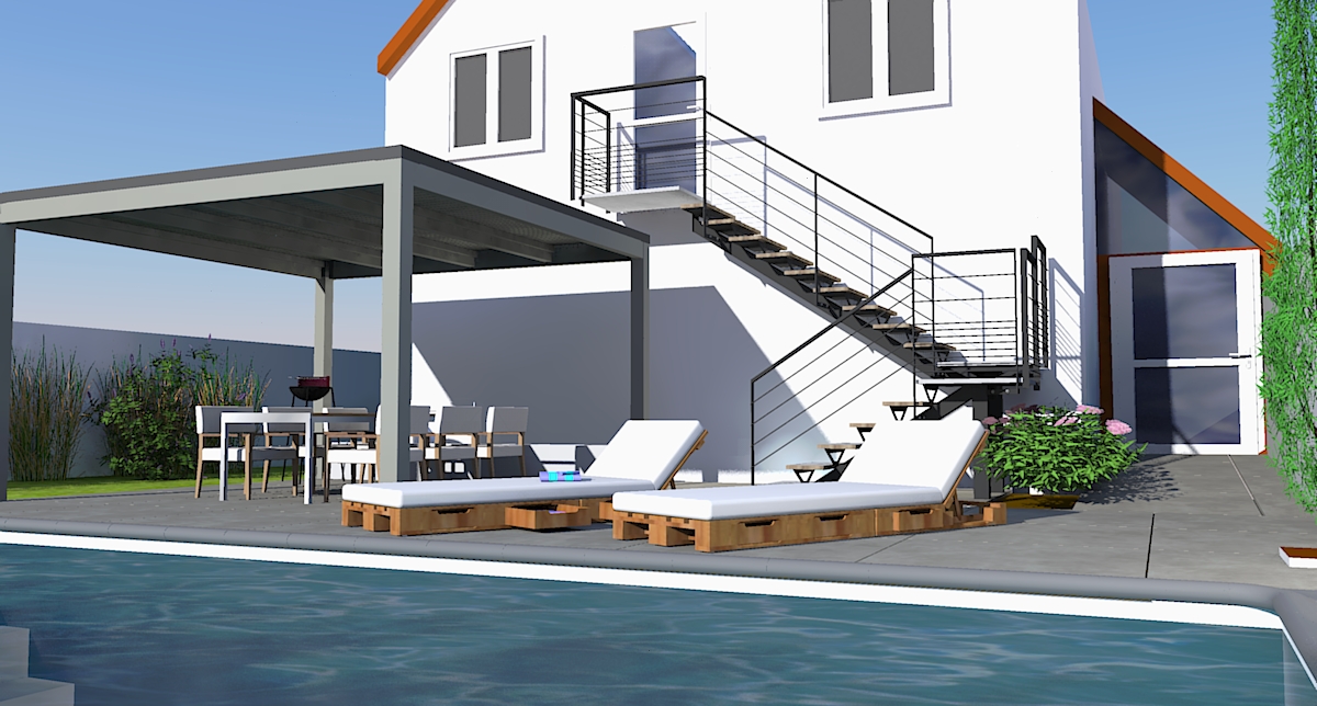 Modélisation piscine par Jardin_d_or à Strasbourg